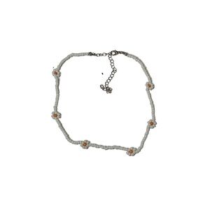 Beaded flower necklace